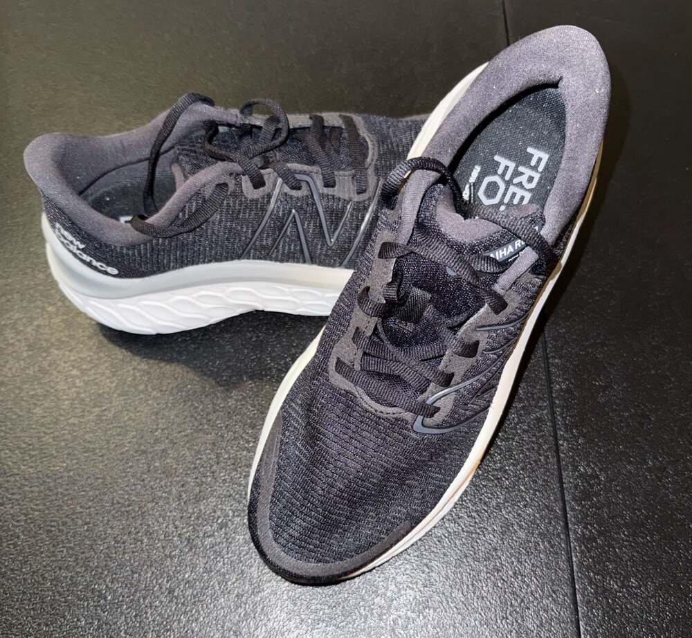 New Balance Fresh Foam X Kaiha Road Black Dark Silver Metallic Running Shoes-8.5